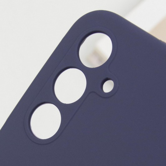 Чехол Silicone Cover Lakshmi Full Camera (AA) для Samsung Galaxy M23 5G / M13 4G Синий / Midnight Blue - изображение 5