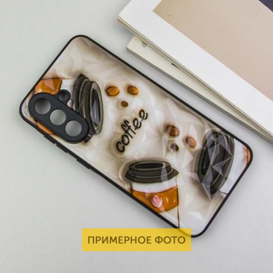 TPU+PC чохол Prisma Plushie для Xiaomi Redmi 12C / Poco C55 Coffee - зображення 4 