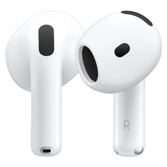 Беспроводные TWS наушники Airpods 4 ANC USB-C Wireless Charging Case for Apple (AA) White - изображение 1