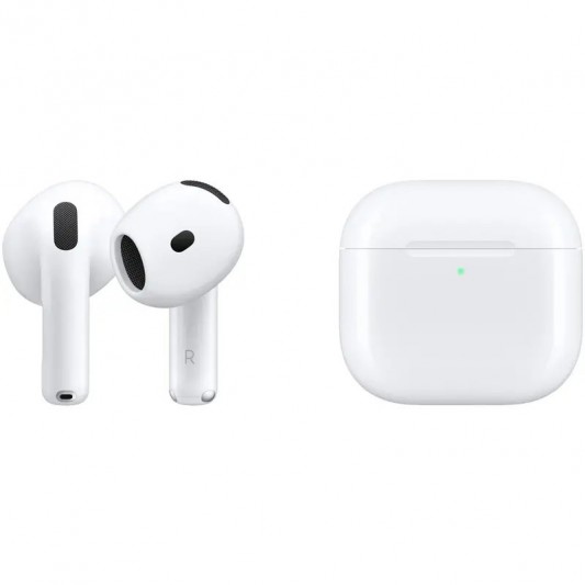 Беспроводные TWS наушники Airpods 4 ANC USB-C Wireless Charging Case for Apple (AA) White - изображение 2
