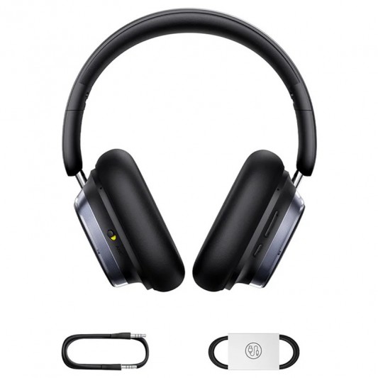Накладные беспроводные наушники Baseus Bowie H1s Noise-Cancellation (A00075301) Cluster Black - изображение 2