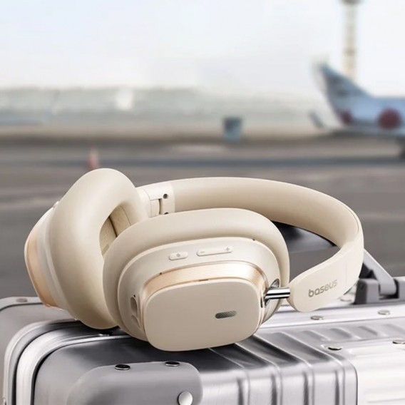 Накладні бездротові навушники Baseus Bowie H1s Noise-Cancellation (A00075301) Stellar White