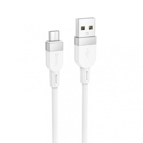 Дата кабель Hoco X109 Energy silicone USB to MicroUSB (1m) White