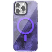 Чохол TPU Shiny Mountain (MagFit) для Apple iPhone 12 Pro / 12 (6.1") Purple