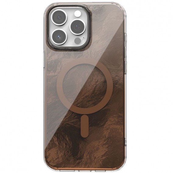 Чехол TPU Shiny Mountain (MagFit) для Apple iPhone 13 Pro (6.1") Chocolate