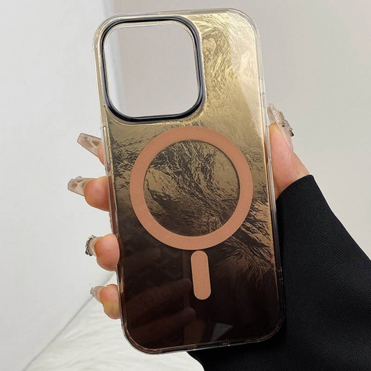 Чохол TPU Shiny Mountain (MagFit) для Apple iPhone 13 Pro (6.1") Chocolate - зображення 1 