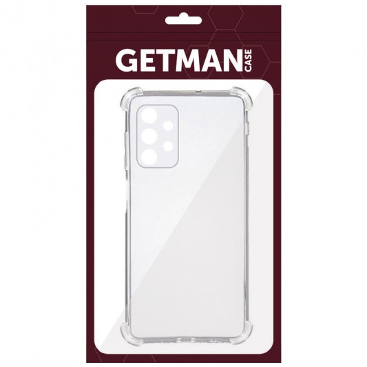 TPU чохол GETMAN Ease logo посилені кути Full Camera для Samsung Galaxy A13 4G Безбарвний (прозорий) - зображення 3 