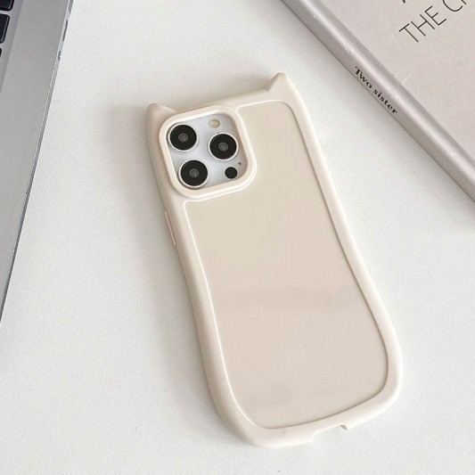 Чехол TPU Cat для Apple iPhone 13 Pro (6.1") Antique White - изображение 4