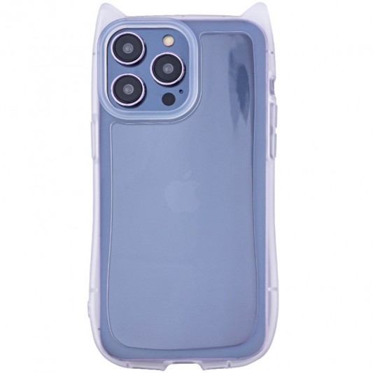 Чохол TPU Cat для Apple iPhone 13 Pro (6.1") Transparent