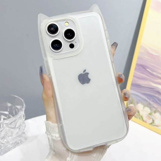Чохол TPU Cat для Apple iPhone 13 Pro (6.1") Transparent - зображення 5 