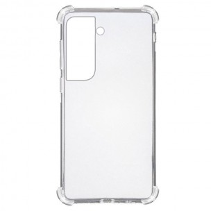 TPU чехол GETMAN Ease logo усиленные углы для Samsung Galaxy S21 Бесцветный (прозрачный)