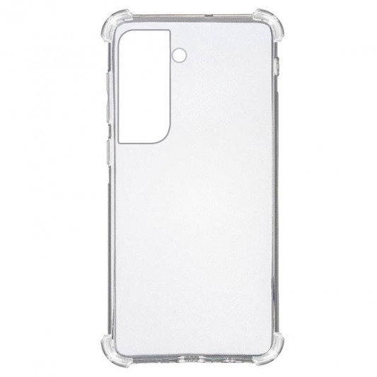 TPU чохол GETMAN Ease logo посилені кути для Samsung Galaxy S21 Безбарвний (прозорий)