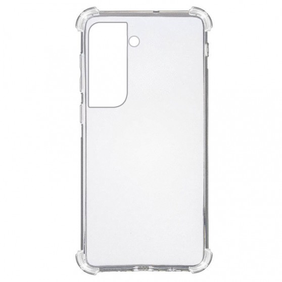 TPU чехол GETMAN Ease logo усиленные углы для Samsung Galaxy S21 Бесцветный (прозрачный)