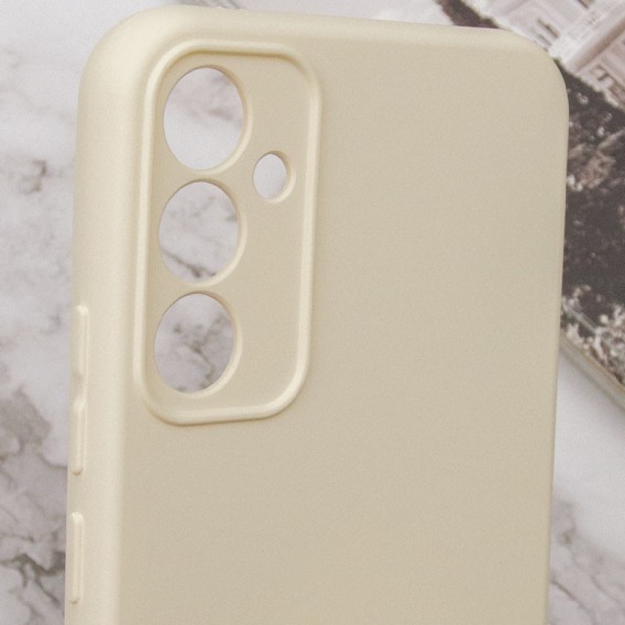 Чохол Silicone Cover Lakshmi Full Camera (A) для Samsung Galaxy A34 5G Песочный / Sand