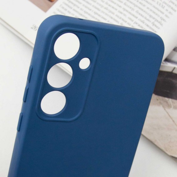 Чохол Silicone Cover Lakshmi Full Camera (A) для Samsung Galaxy A34 5G Синій / Navy Blue