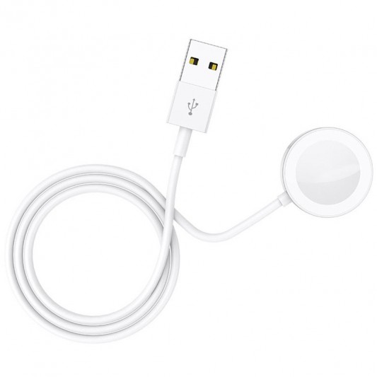 БЗП BOROFONE BQ13 для Apple Watch (USB-A) Білий - зображення 2 