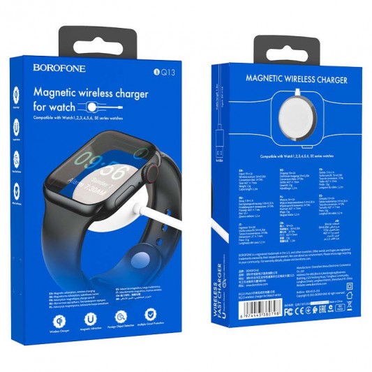 БЗП BOROFONE BQ13 для Apple Watch (USB-A) Білий - зображення 5 