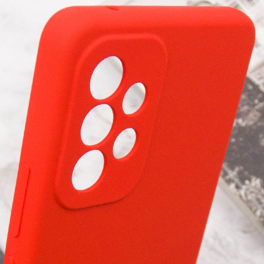 Чехол Silicone Cover Lakshmi Full Camera (AAA) для Samsung Galaxy A73 5G Красный / Red - изображение 5
