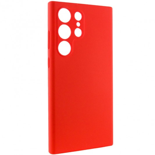 Чехол Silicone Cover Lakshmi Full Camera (AAA) для Samsung Galaxy S23 Ultra Красный / Red - изображение 1