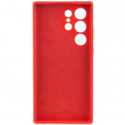 Чехол Silicone Cover Lakshmi Full Camera (AAA) для Samsung Galaxy S23 Ultra Красный / Red