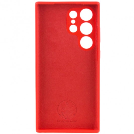 Чехол Silicone Cover Lakshmi Full Camera (AAA) для Samsung Galaxy S23 Ultra Красный / Red - изображение 2