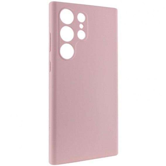Чохол Silicone Cover Lakshmi Full Camera (AAA) для Samsung Galaxy S23 Ultra Рожевий / Pink Sand