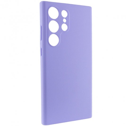 Чехол Silicone Cover Lakshmi Full Camera (AAA) для Samsung Galaxy S23 Ultra Сиреневый / Dasheen - изображение 1