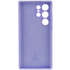 Чохол Silicone Cover Lakshmi Full Camera (AAA) для Samsung Galaxy S23 Ultra Бузковий / Dasheen