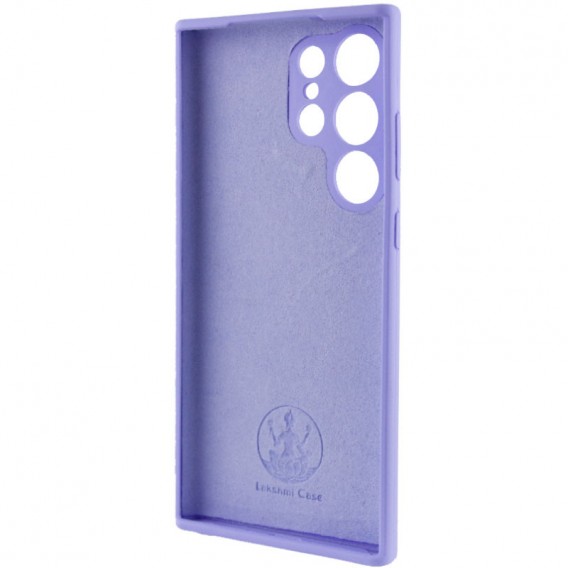 Чохол Silicone Cover Lakshmi Full Camera (AAA) для Samsung Galaxy S23 Ultra Бузковий / Dasheen