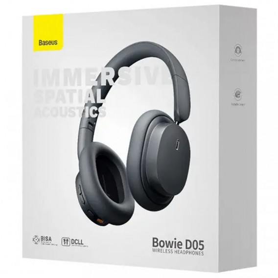 Накладні бездротові навушники Baseus Bowie D05 Wireless Headphones (NGTD02021) Cluster Black
