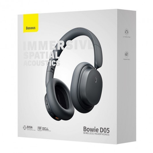 Накладные беспроводные наушники Baseus Bowie D05 Wireless Headphones (NGTD02021) Grey - изображение 2