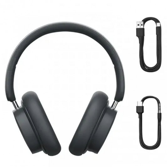 Накладные беспроводные наушники Baseus Bowie D05 Wireless Headphones (NGTD02021) Grey - изображение 4