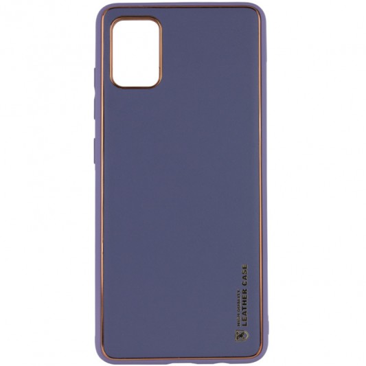 Шкіряний чохол Xshield для Xiaomi Redmi 10 Сірий / Lavender Gray