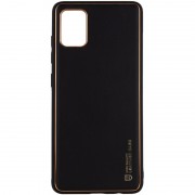 Кожаный чехол Xshield для Xiaomi Redmi 10 Черный / Black