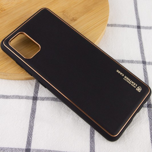 Кожаный чехол Xshield для Xiaomi Redmi 10 Черный / Black - изображение 1
