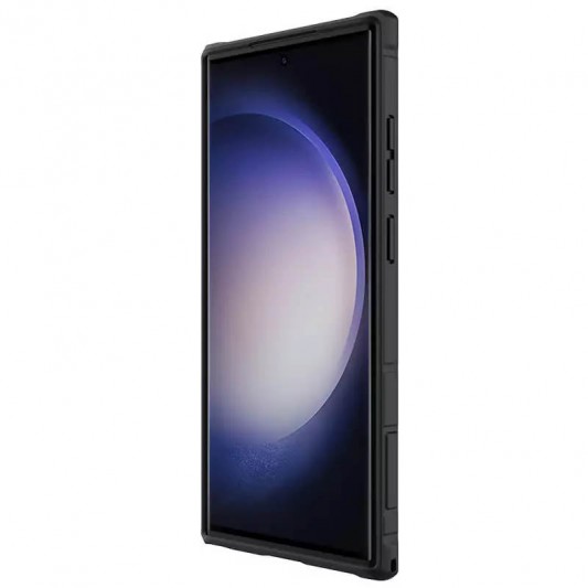TPU+PC чехол Nillkin CamShield Armor Pro no logo (шторка на камеру) для Samsung Galaxy S23 Ultra Синий - изображение 2