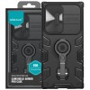 TPU+PC чохол Nillkin CamShield Armor Pro no logo (шторка на камеру) для Samsung Galaxy S23 Ultra Чорний