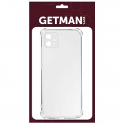 TPU чохол GETMAN Ease logo посилені кути Full Camera для Samsung Galaxy A04 Безбарвний (прозорий)