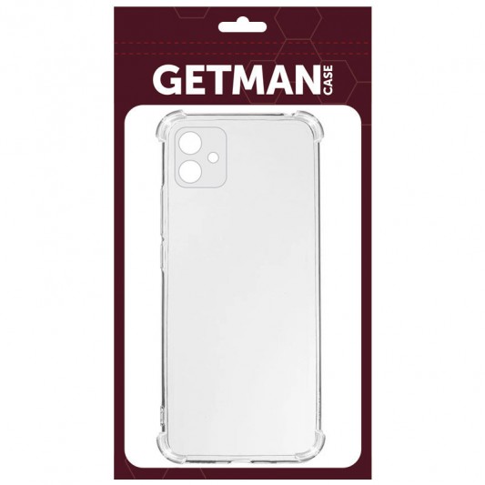TPU чохол GETMAN Ease logo посилені кути Full Camera для Samsung Galaxy A04 Безбарвний (прозорий) - зображення 1 