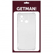 TPU чохол GETMAN Ease logo посилені кути Full Camera для Xiaomi Redmi 12C Безбарвний (прозорий)
