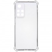 TPU чехол GETMAN Ease logo усиленные углы Full Camera для Xiaomi Poco M4 Pro 5G / Note 11 5G Бесцветный (прозрачный)