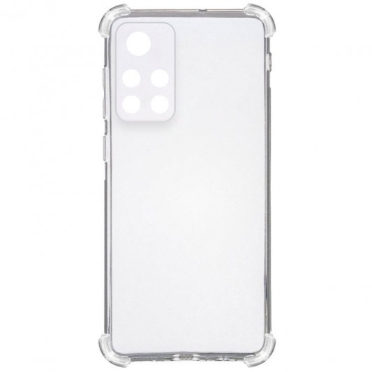 TPU чехол GETMAN Ease logo усиленные углы Full Camera для Xiaomi Poco M4 Pro 5G / Note 11 5G Бесцветный (прозрачный) - изображение 1