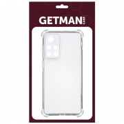 TPU чехол GETMAN Ease logo усиленные углы Full Camera для Xiaomi Poco M4 Pro 5G / Note 11 5G Бесцветный (прозрачный)