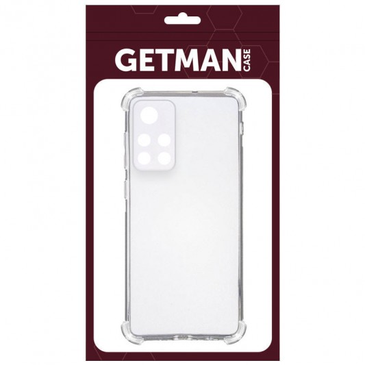 TPU чехол GETMAN Ease logo усиленные углы Full Camera для Xiaomi Poco M4 Pro 5G / Note 11 5G Бесцветный (прозрачный) - изображение 2