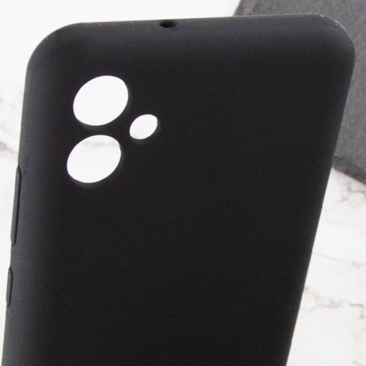 Чохол Silicone Cover Lakshmi Full Camera (AA) для Samsung Galaxy A04 Чорний / Black - зображення 5 