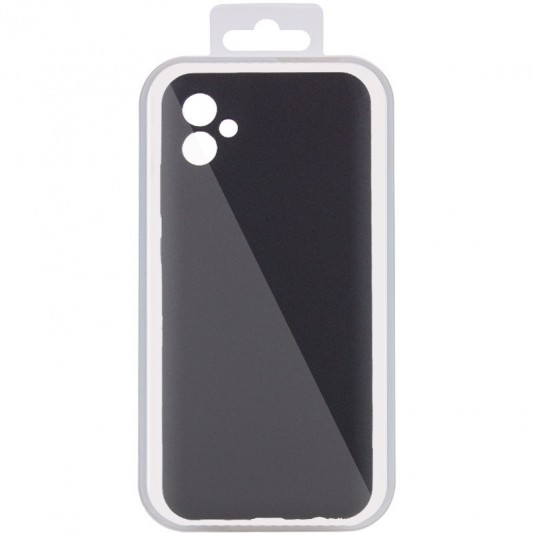 Чохол Silicone Cover Lakshmi Full Camera (AA) для Samsung Galaxy A04 Чорний / Black - зображення 7 