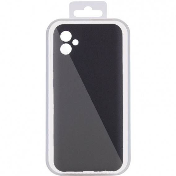 Чохол Silicone Cover Lakshmi Full Camera (AA) для Samsung Galaxy A04 Чорний / Black