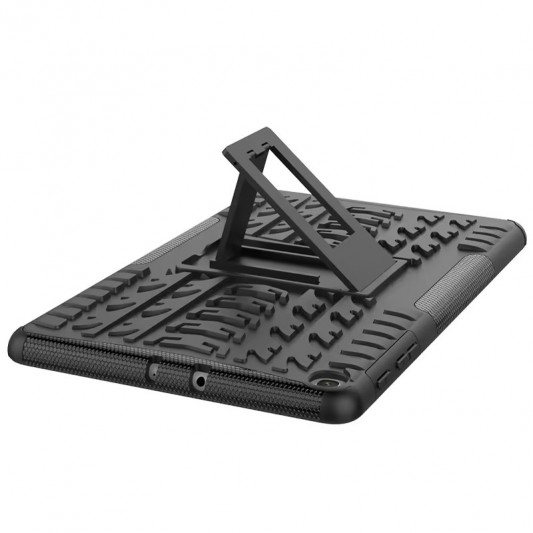 TPU+PC чехол Protector Stand для Samsung Galaxy Tab S9 / S9 FE / S10 FE Black - изображение 1