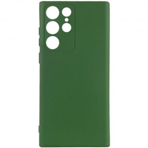 Чехол TPU GETMAN Liquid Silk Full Camera для Samsung Galaxy S23 Ultra Зеленый / Dark green Чехол TPU GETMAN Liquid Silk Full Camera для Samsung Galaxy S23 Ultra Зеленый / Dark green