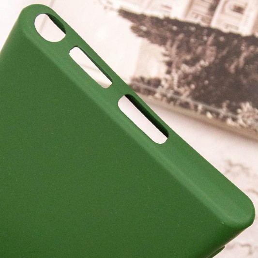 Чехол TPU GETMAN Liquid Silk Full Camera для Samsung Galaxy S23 Ultra Зеленый / Dark green - изображение 2